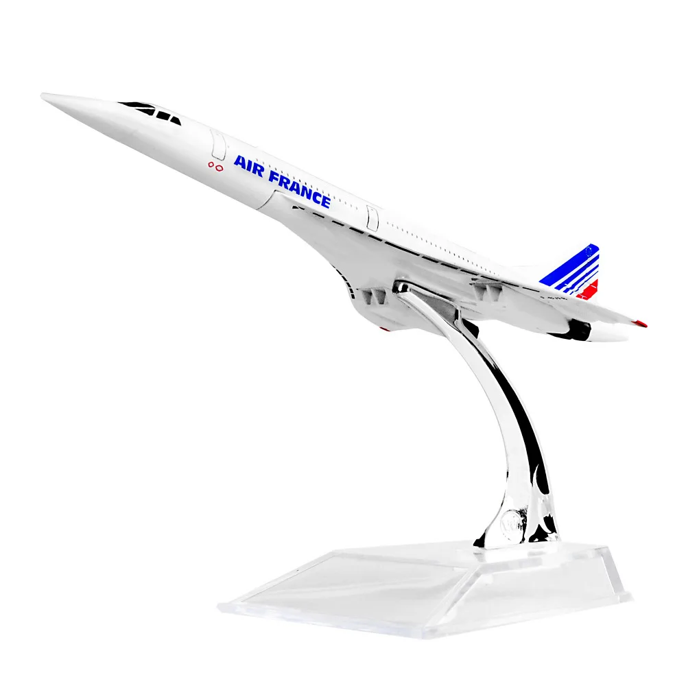 Модель самолета Air Франция 16 см металлический подарок на день рождения ребенка