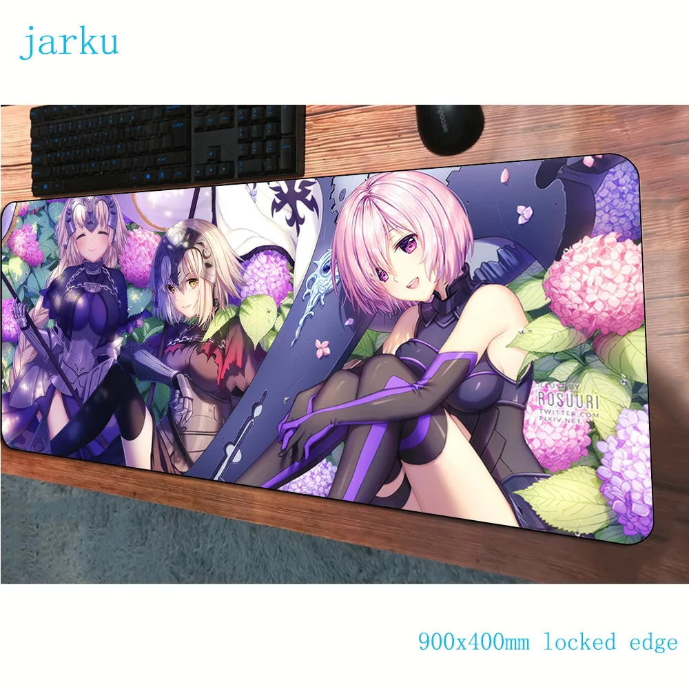 Fate grand order коврик для мыши 900x400 мм Аниме игровой геймер подставка запястья