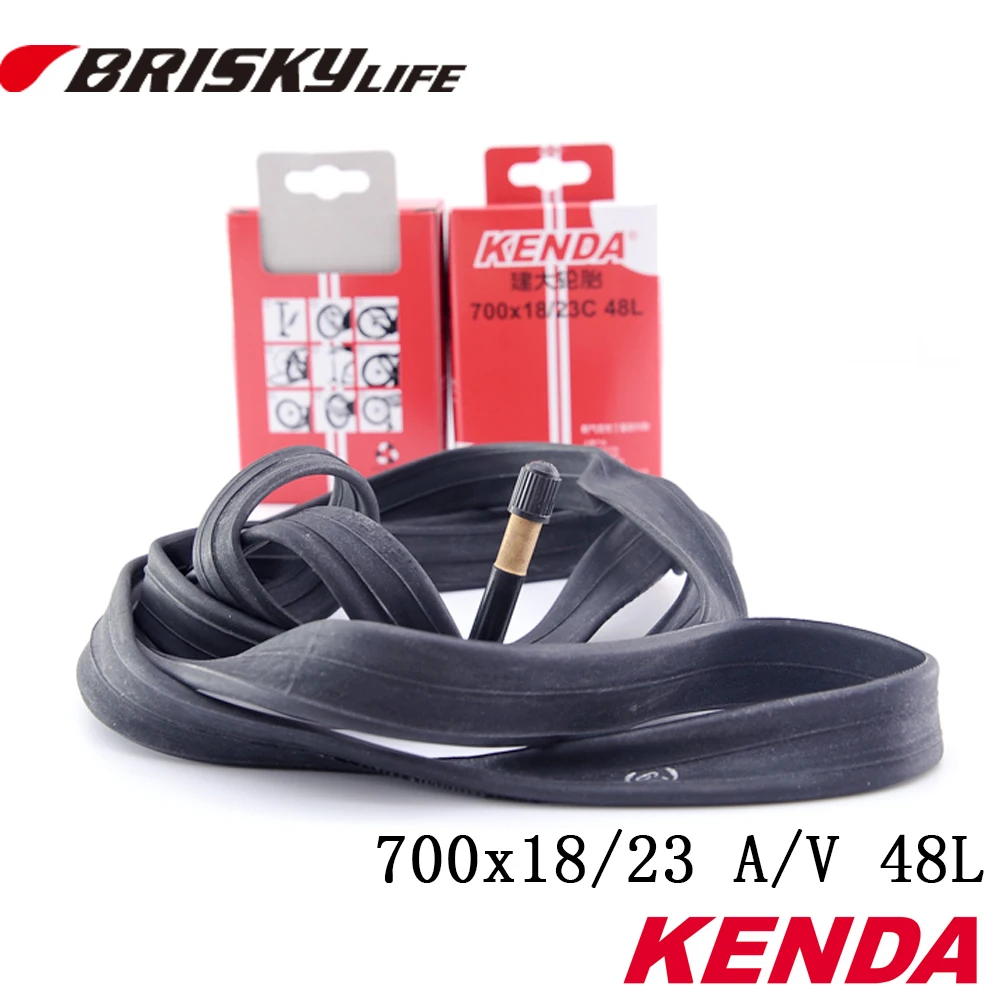 Free shipping Hot sales Kenda tubes 700x18/23 schrader valve 48mm for road bikes | Спорт и развлечения