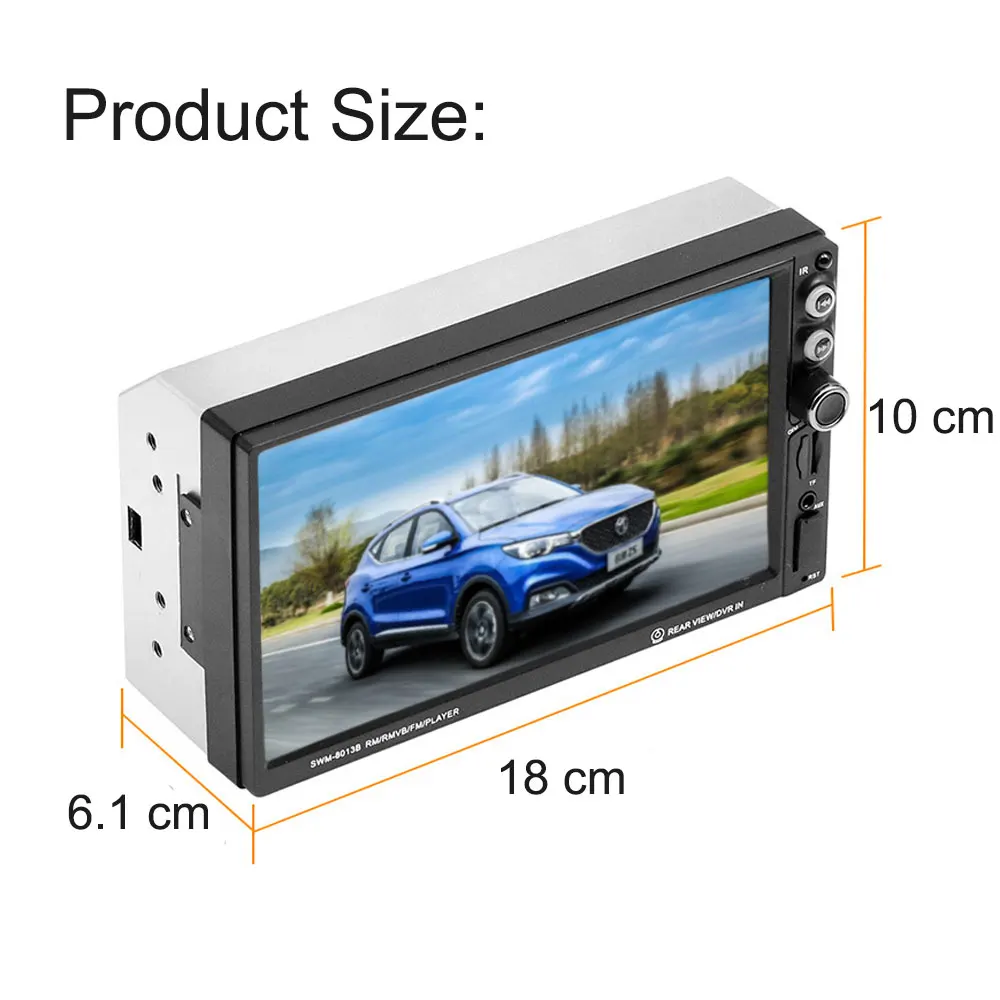 AMPrime 2 Din автомобильный радиоприемник Mp5 мультимедийный плеер 2din 7 &quotBluetooth FM радио