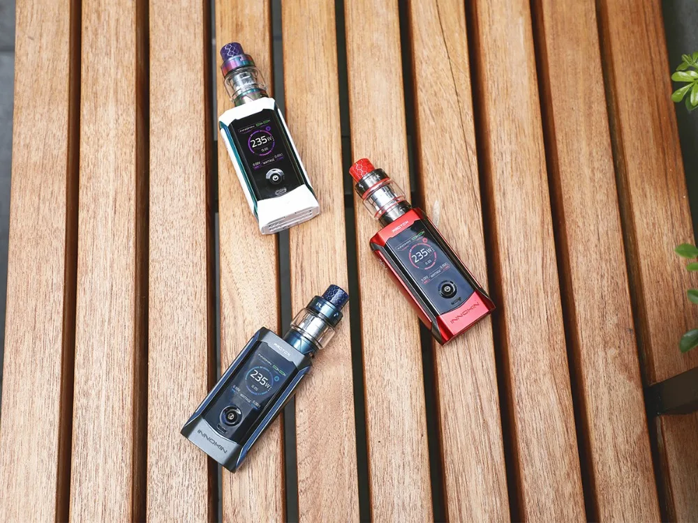 100% оригинальный Innokin Proton Plex 235 Вт TC комплект TFT дисплей экран коробка мод Atheon