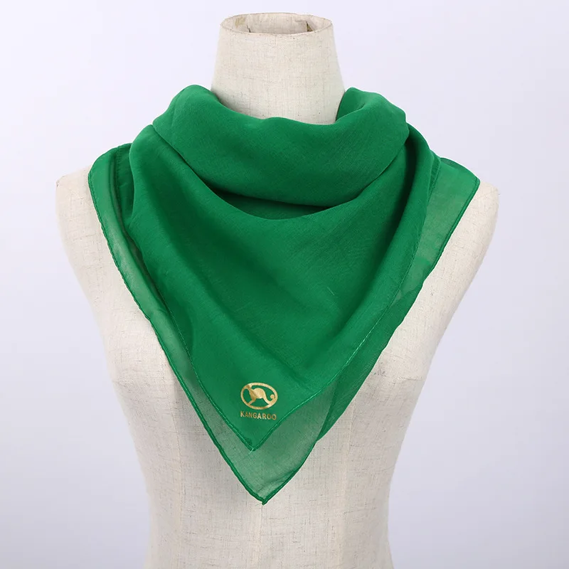 Spring&ampAutumn New Arrival Square Shape Scarves Women Chiffon Solid Color Hijab Wraps Muslim Shawl Scarf |