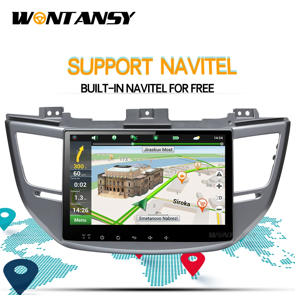 Новый Android 9.0car dvd для hyundai Tucson/ix35 2016 2017 с восьмиядерным Радио Стерео gps навигация