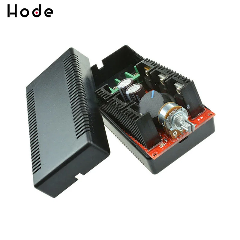 DC 12V 24V 48V 2000W макс 10 с алюминиевой крышкой 50В 40A контроллер скорости двигателя