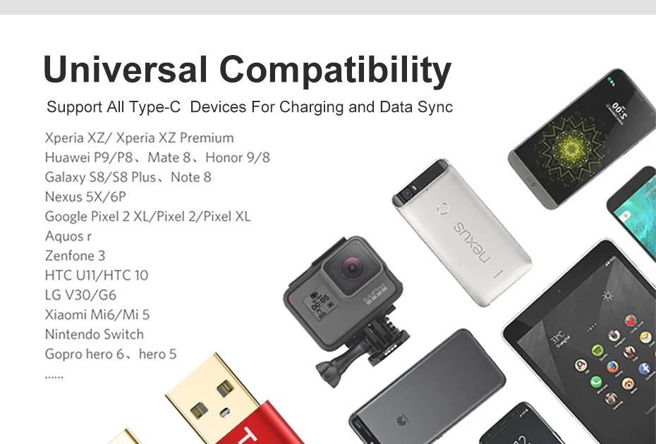 TOPK AN42 2 м 3 м usb type C кабель для мобильного телефона USB C кабель 3 А Быстрая зарядка 3,0 Быстрая зарядка USB-C кабель type C