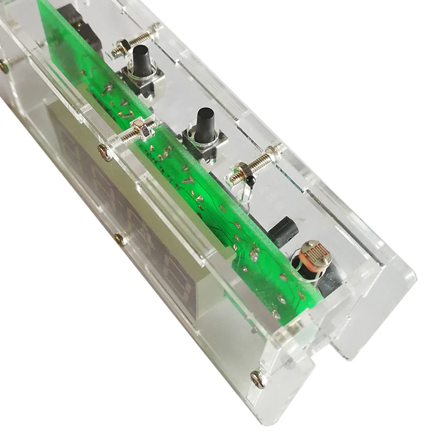 CNIKESIN DIY kit цифровые часы электронные C51 микроконтроллер светодиодный цифровой