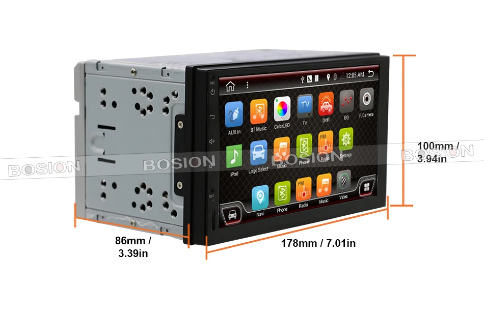 4 ядра 7 дюймов 2 Din Android 1 автомобильный аудио не DVD стерео радио GPS 3G WiFi навигация