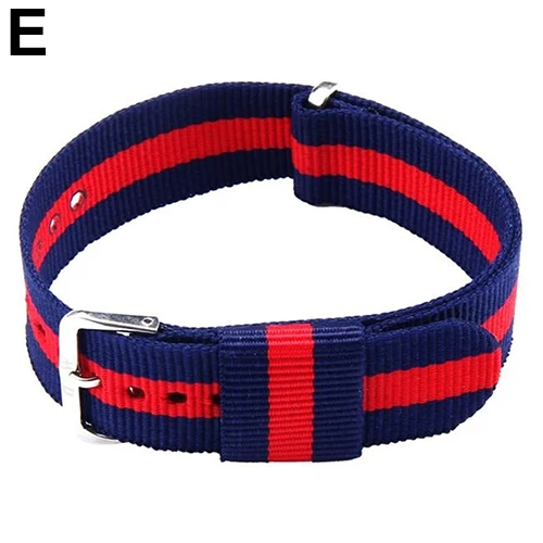 Новое поступление унисекс полосатый узор Мода британский стиль холст 20 мм