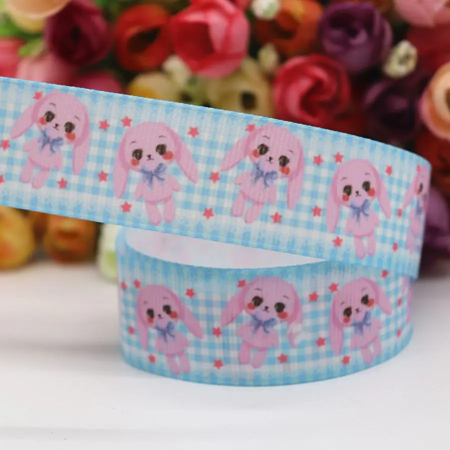 10 ярдов 1 &quot25 мм корсажная лента мультфильм печатные ленты для волос луки DIY