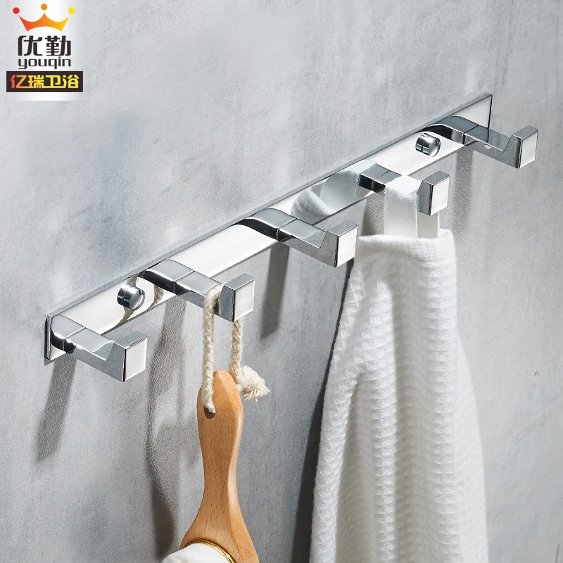 Модные крючки в Европейском стиле Полировочный Бронзовый крючок для халата