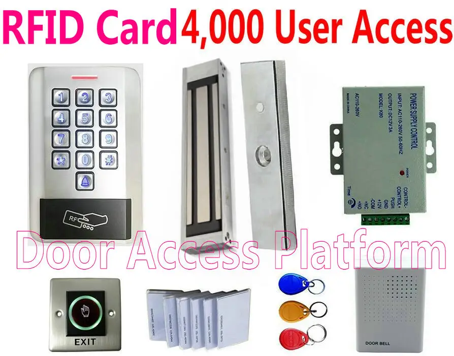 Контактный Код + EM ID 4000 пользователей 125 кГц идентификационная карта Автономная