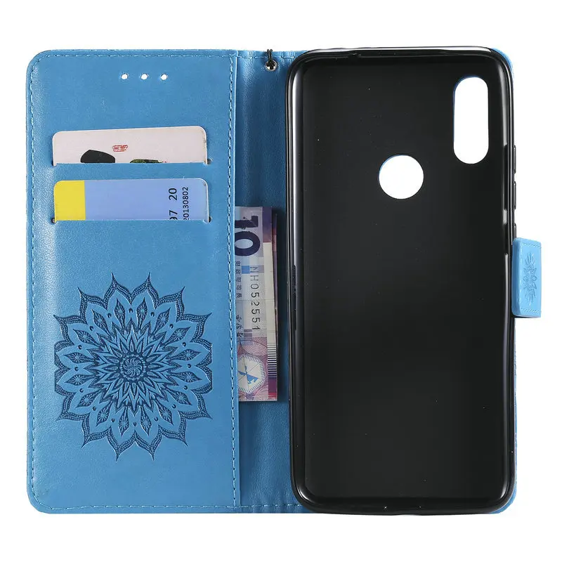 6,26 ''красный mi 7 флип чехол Funda Xiao mi Redmi 7 чехол Роскошный 3D бумажник с тиснением Кожа для mi Redmi 7 чехол противоударный Броня