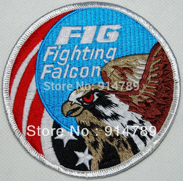 США ВВС F-16 FIGHTING FALCON вихревой вышитые патч-32272
