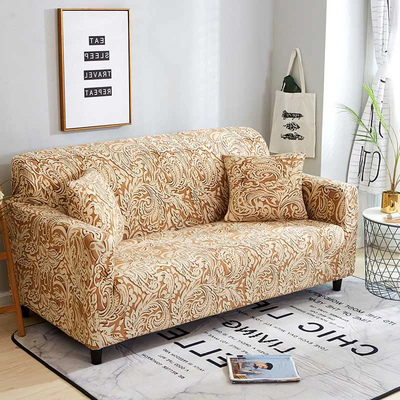Color 4 Slipcovers диван плотный обертывание все включено нескользящий чехол для секционного дивана диван Coversfor гостиная эластичный чехол на весь диван - Цвет: Color 4