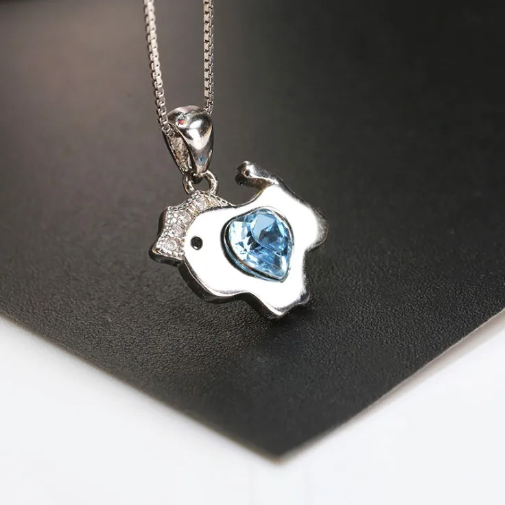 Знак зодиака лошадь кулон ювелирные изделия diy чокер с медальоном pendentif joyas colgante 925
