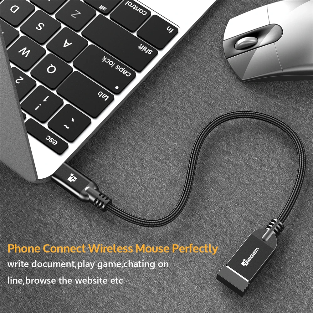 Кабель USB Type C OTG от Tiegem штекер к 3 0 Женский адаптер 5 Гбит/с для синхронизации
