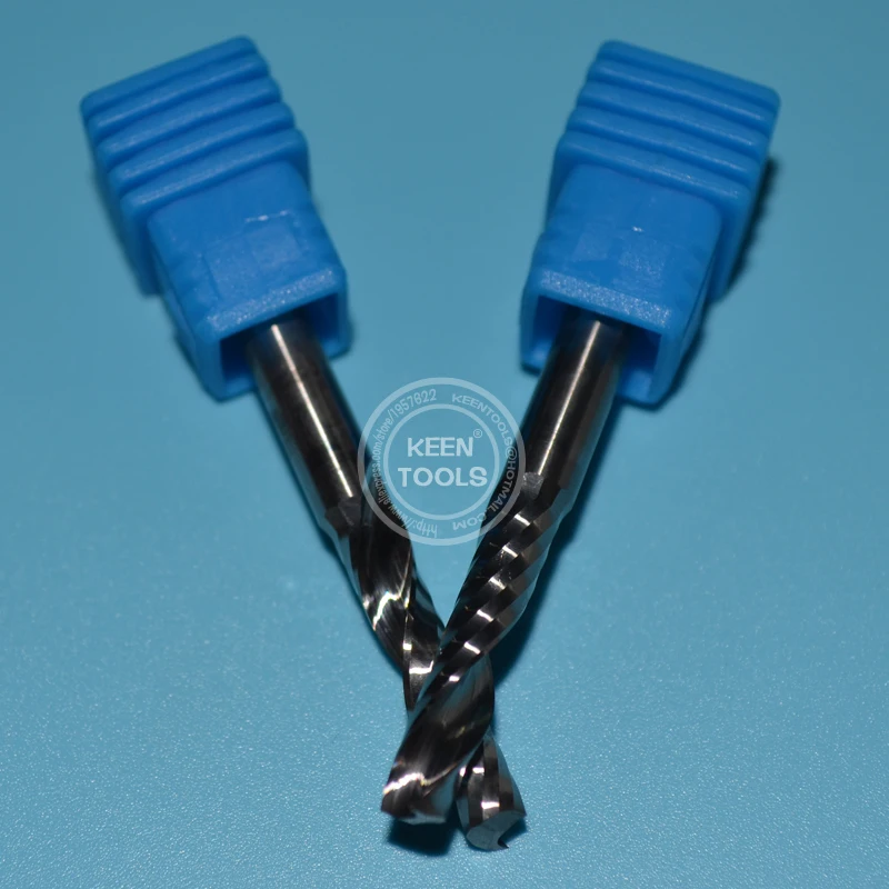 Online EM5.22mm Tek Flüt Alüminyum Freze Kesicisi/CNC Freze Kesicisi Freze Uçları/bir Flüt Spiral Bit