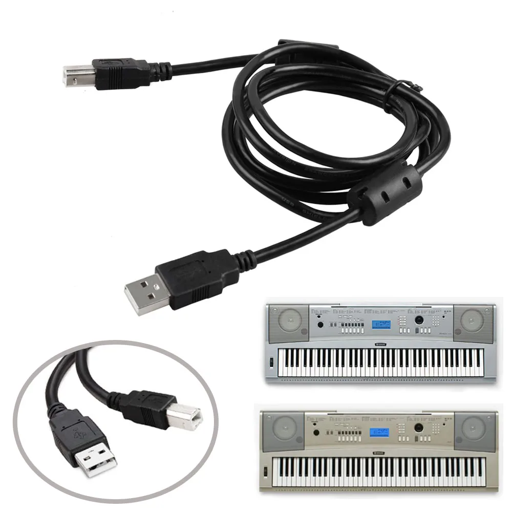 

High Quality 76-key Electronic Keyboard Connectors Silver-plated 138cm Black Suitable for Yamaha YPG-235 DGX-230 76-key Keyboard