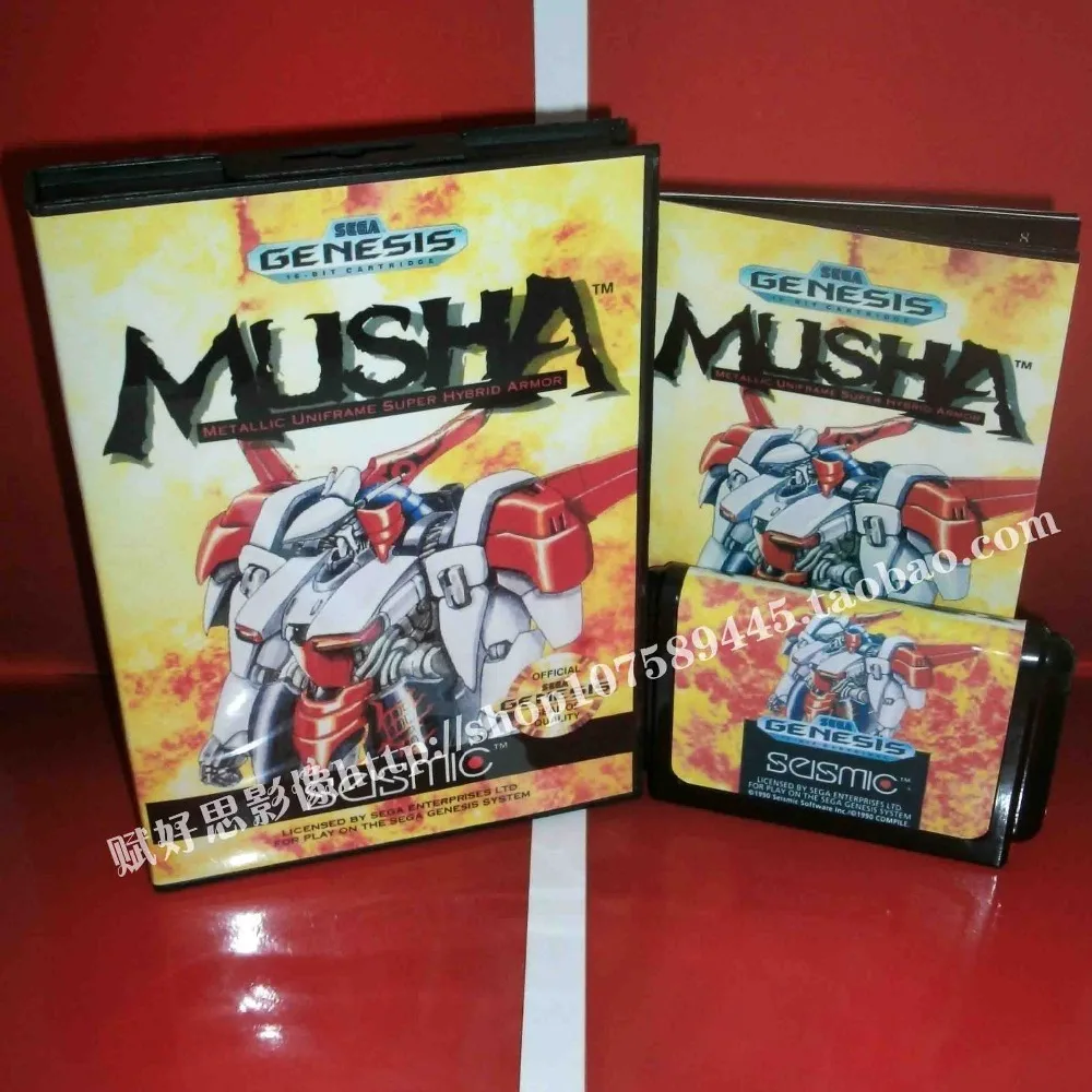Sega MD игра муша (U) с коробкой и руководством для 16 бит игровой картридж Megadrive бытие