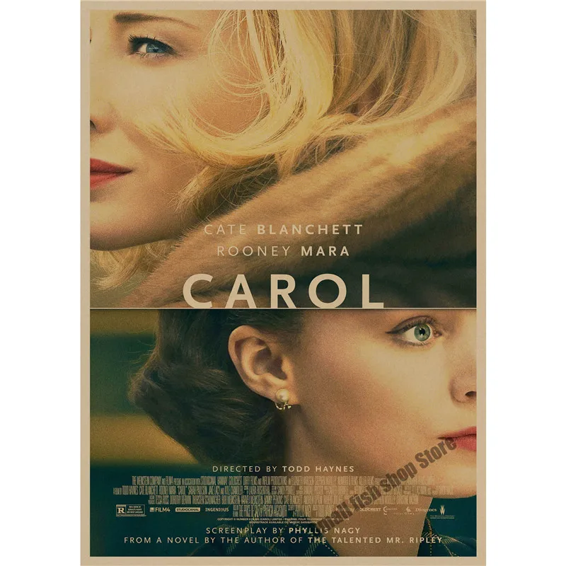 Carol ретро плакат, крафт-бумага, бумага для бара, кафе, домашний Декор, живопись, наклейка на стену - Цвет: Белый
