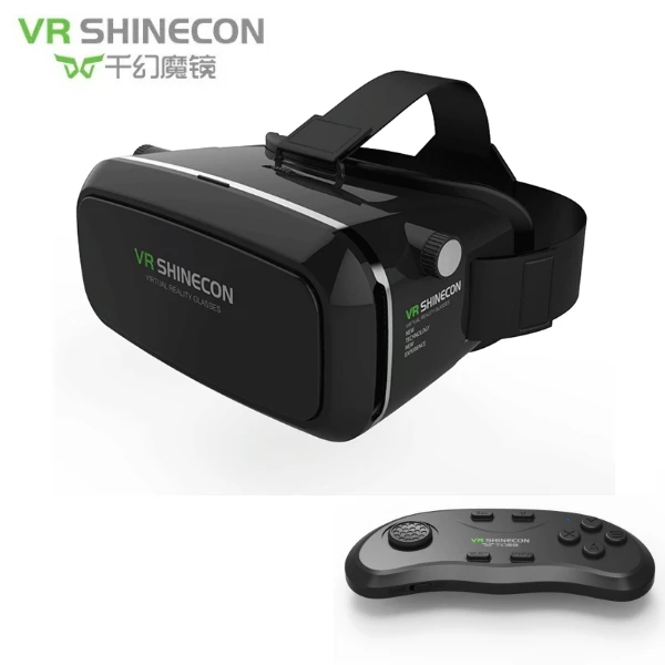 VR plus 086 remote VR Shinecon Виртуальная реальность 3D очки Google Cardboard 2,0 Pro версия VR очки VR BOX 2,0 фильм для 4,5-6,0 'смартфона - Цвет: VR plus 086 remote