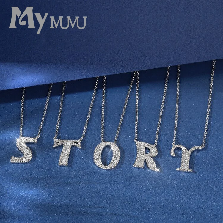 Letter Necklace Female White Gold Simple Personality Fashion 2020 New Hot | Украшения и аксессуары