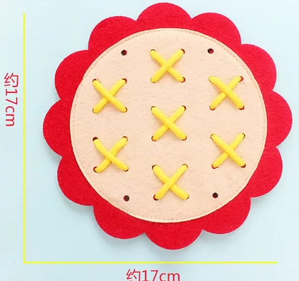 ZY DIY Pretty 8 цветов цветущие подсолнухи принтованные войлоки Детские ручной работы