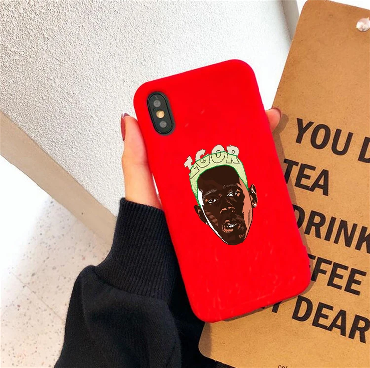Tyler, The Creator- IGOR Colored soft silicone phone case for iphone 6 6s 6plus 7 7plus 8 8plus XR XS XSMAX 11 pro - Цвет: DHSR-21931