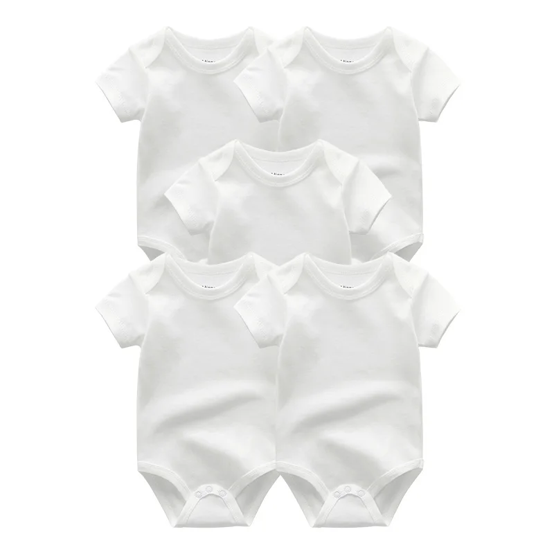 Боди детское хлопковое с коротким рукавом 5 шт./лот| |