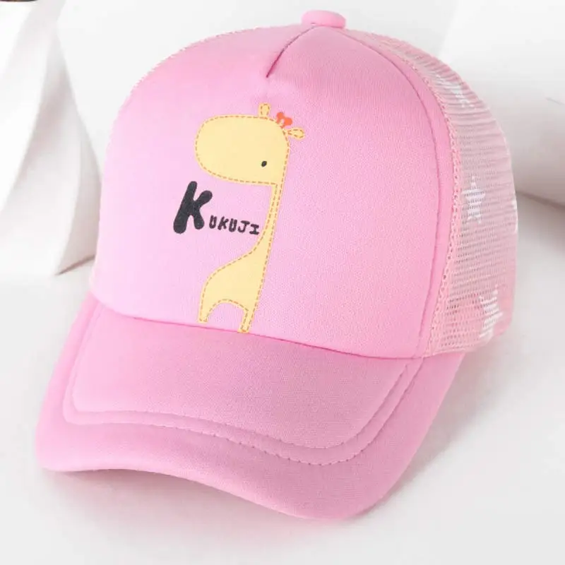 От 2 до 7 лет летние дети мультфильм животных пиво Mesh Trucker Бейсбол кепки со