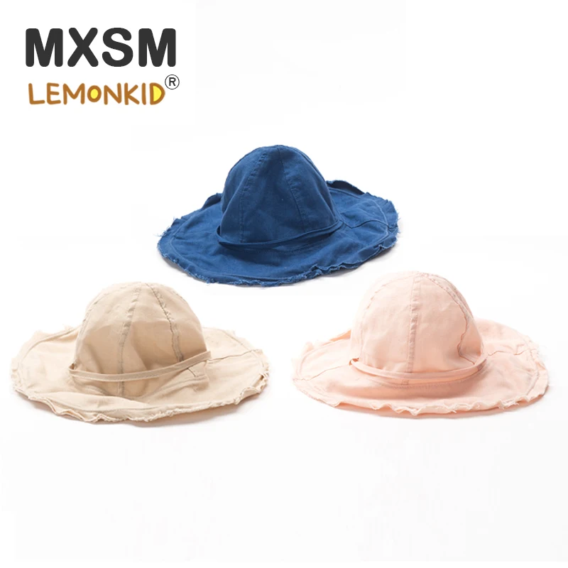 Lemonkid 2017 новые модные Весна лето Осень Детские Панамы для женщин ребенка Cap
