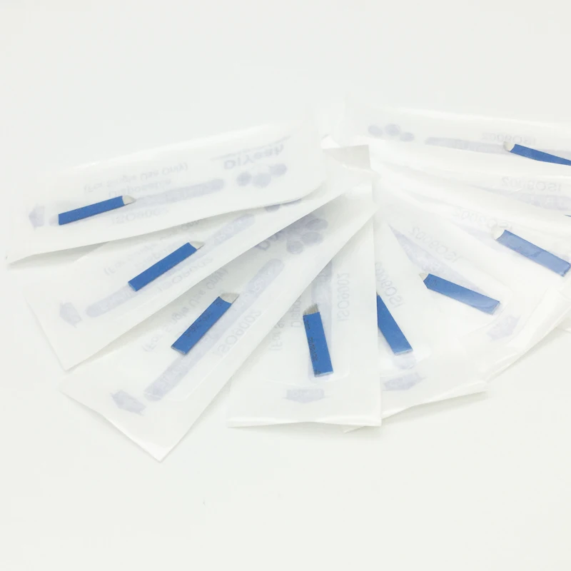 50 шт. 18 контактов Перманентный макияж тату для бровей коническое лезвие