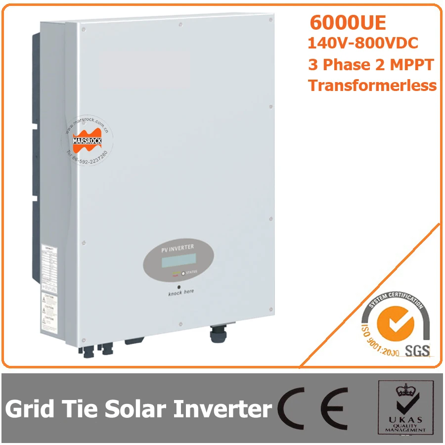 Трехфазный трансформатор 6000 Вт в В постоянного тока стандарт CE RoHS|tie inverter|grid tie