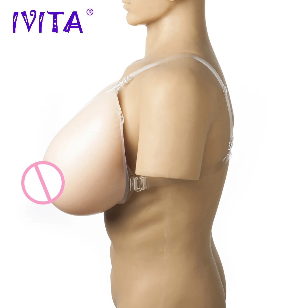 IVITA 4600 г силиконовая грудь формирует ложную для трансвеститов Драг королева