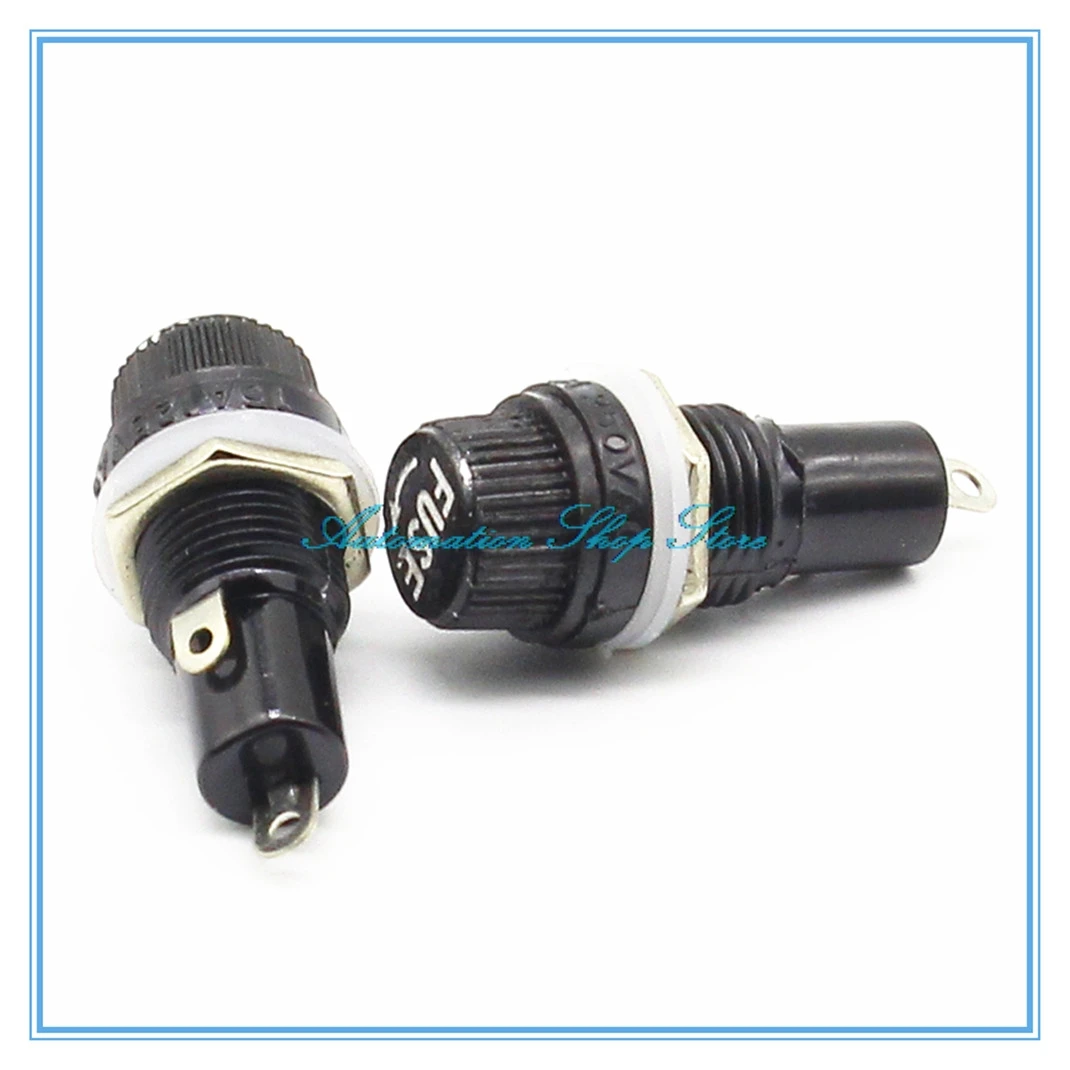 

10PCS Automobile Fuses Insurance Pipe Seat Panel Mounting Fuse Holder 12mm HRC Fuse Holder BLX-1 5X20