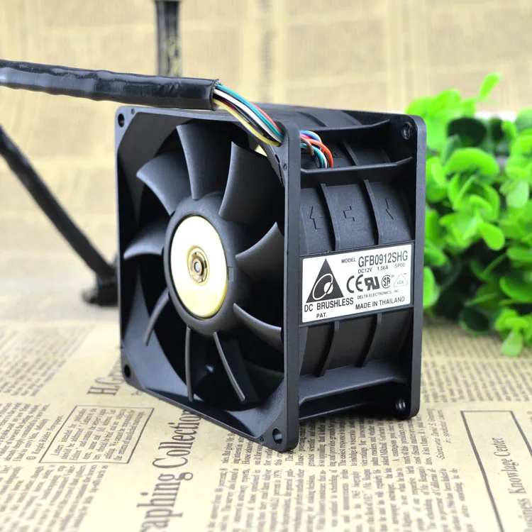 Бесплатная доставка. 9050 9 см большой объем воздуха вентилятор 12 В 1 56 A GFB0912SHG