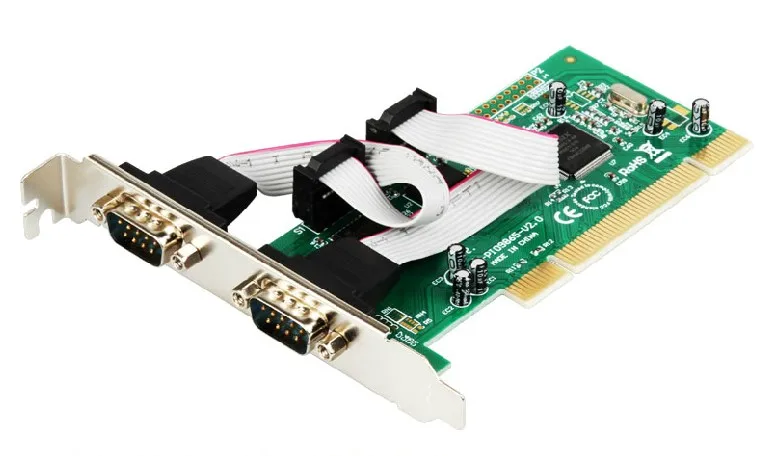 2 порта RS232 RS 232 серийный Порт COM DB9 к PCI карта адаптер конвертер MCS 9865|com port rs232|com