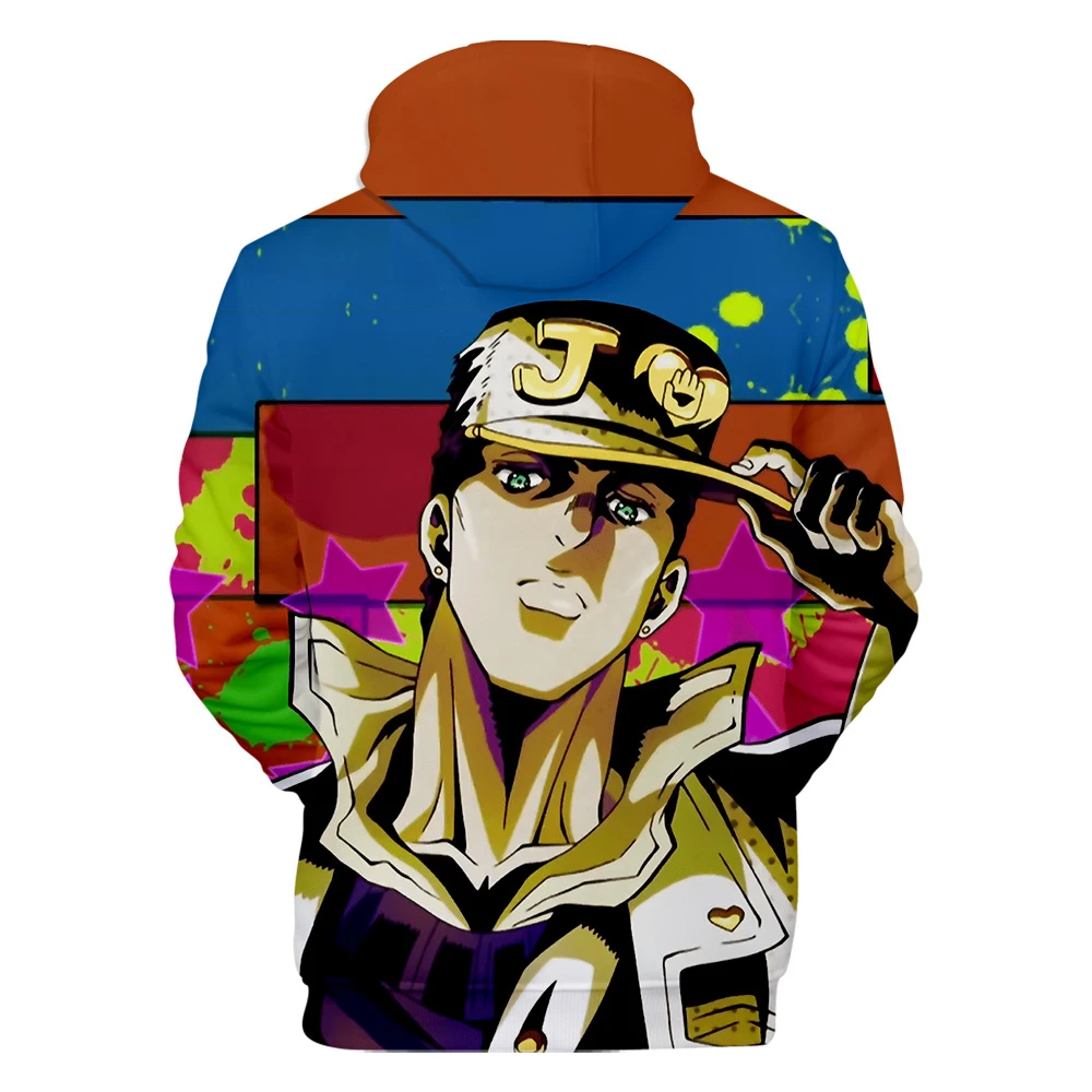 Aikooki японская манга JOJO 3D толстовки Для мужчин/Для женщин спортивная мода Harajuku стиль хипстер аниме JOJO невероятное приключение с капюшоном