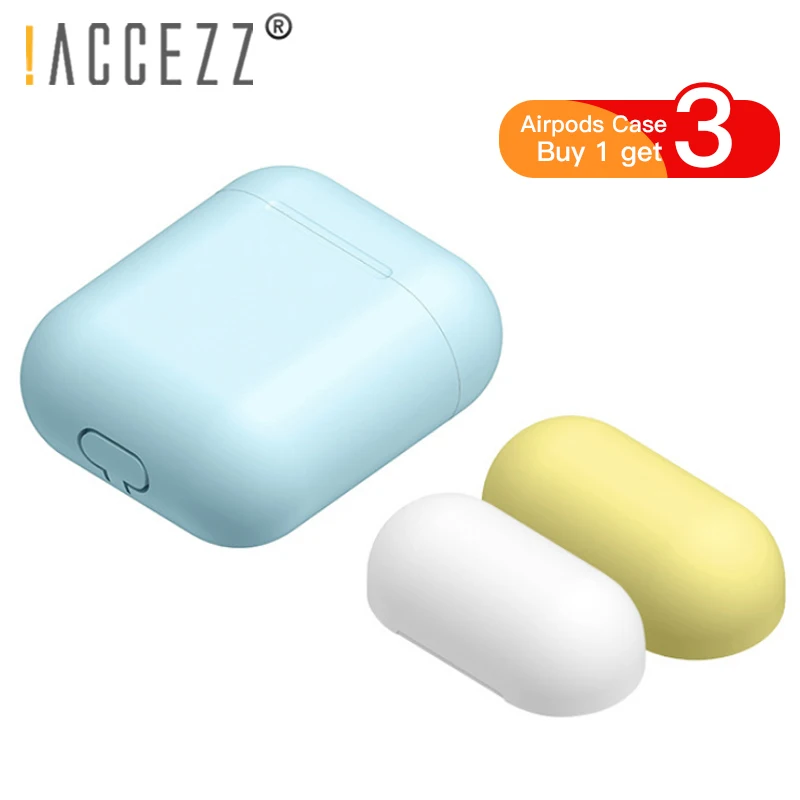 ! ACCEZZ силиконовый чехол для AirPod 1 2 беспроводной наушников гарнитуры аксессуары