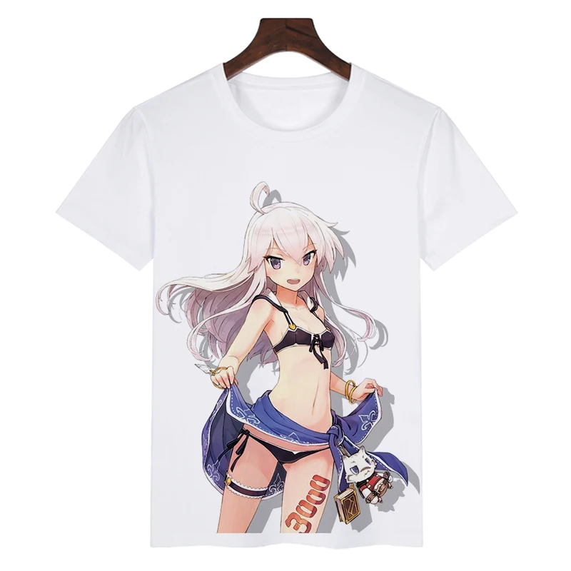 Новинка футболка для косплея с рисунком аниме начиная от фото Мужская гримуаром