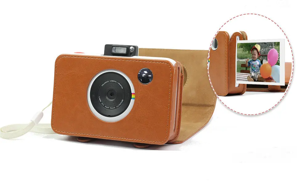 Новый чехол для камеры из искусственной кожи защитный POLAROID SNAP TOUCH|camera case|camera bag camera