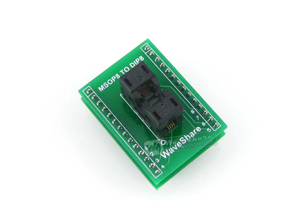 Waveshare SSOP8 TO DIP8 (A) TSSOP8 MSOP Wells IC тестовая розетка 656 1082211 Адаптер для программирования 0