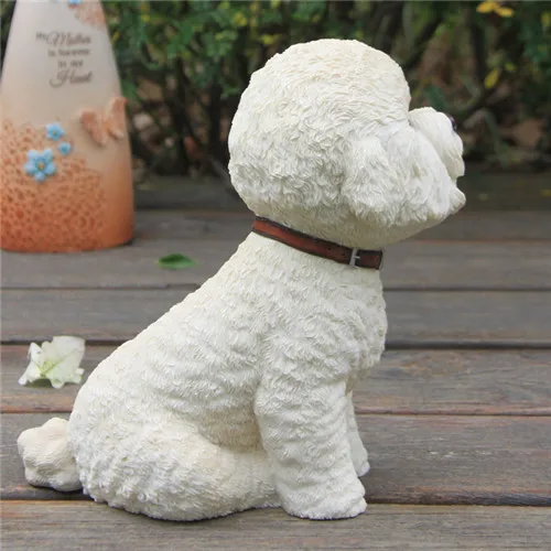 Ручная роспись яркая Смола ZAKKA фигурки животных ручной работы собака маленький