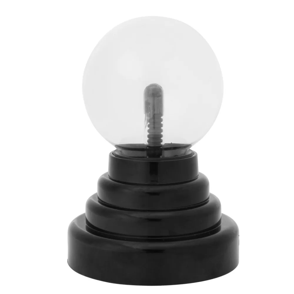 Горячая Распродажа Новый USB Волшебная черная База Стеклянный плазменный шар