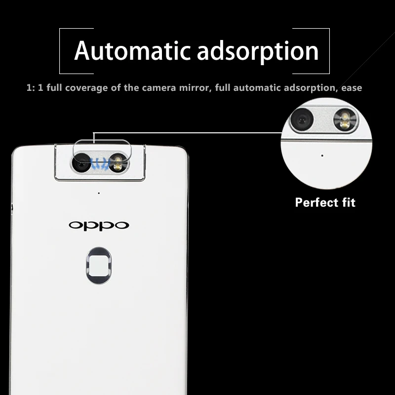 HD Back Camera Lens Screen Protector For OPPO N3 N5207 Protective Flim Tempered Glass High Transparency With Cleaning Cloth | Мобильные