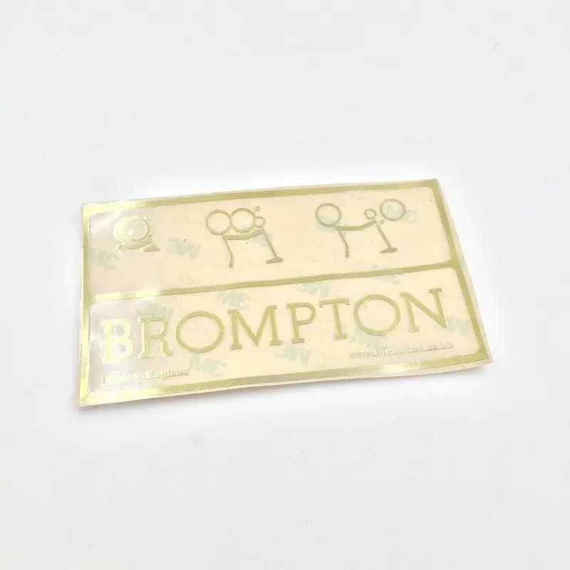 2013 Стиль Бромптон велосипед металлическая рамка наклейка|Наклейки на велосипед|