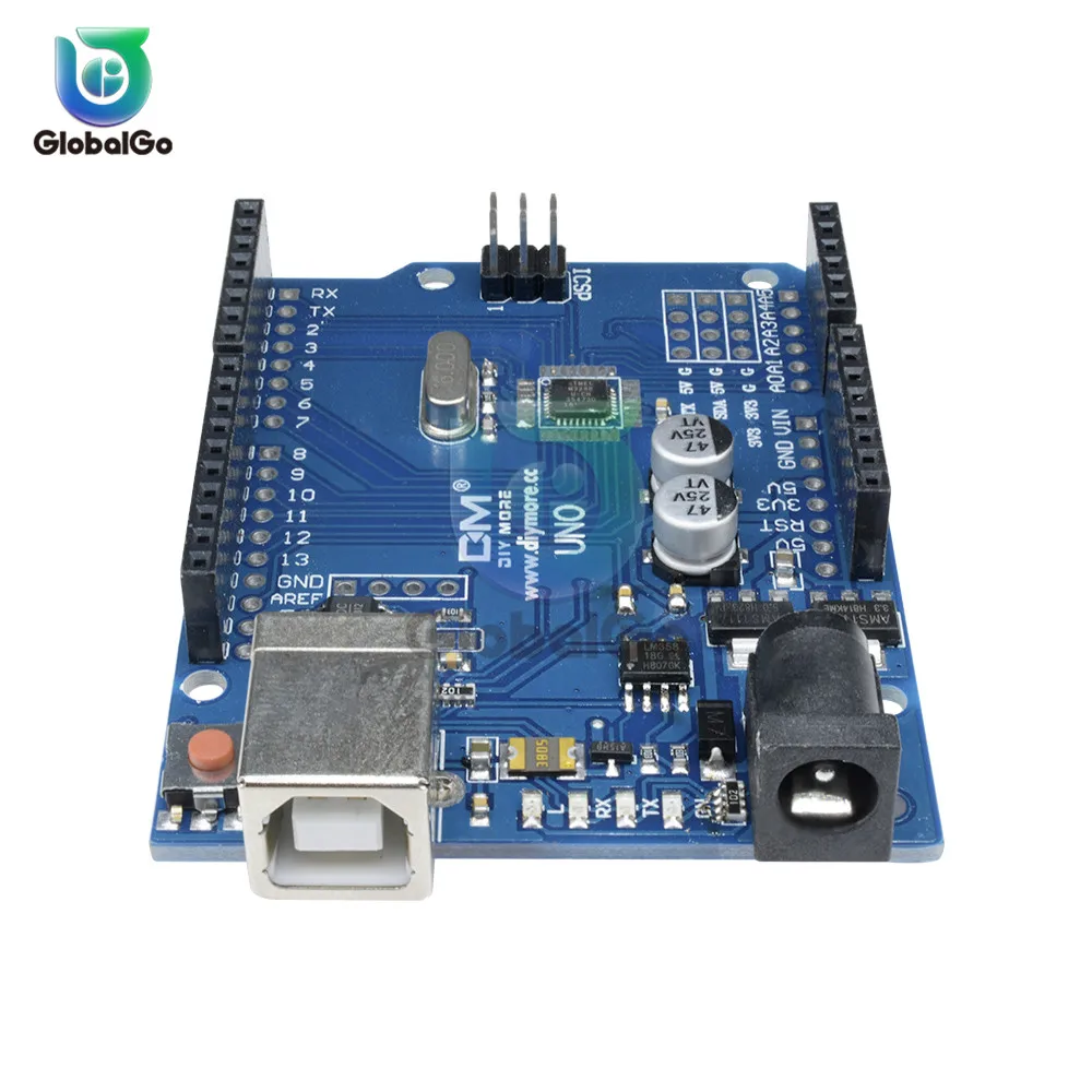 Версия CH340 для Arduino UNO R3 квадратный порт типа B USB макетная плата драйвера модуль 16