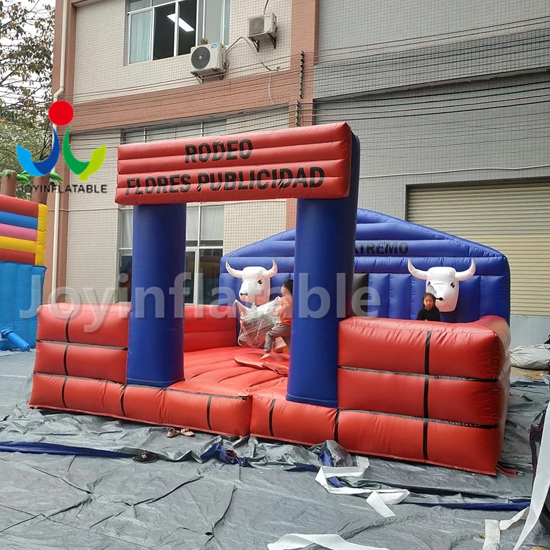 Pаспродажа Дешевый Забавный наружный надувной механический ковбойский Родео Булл с надувным ковриком