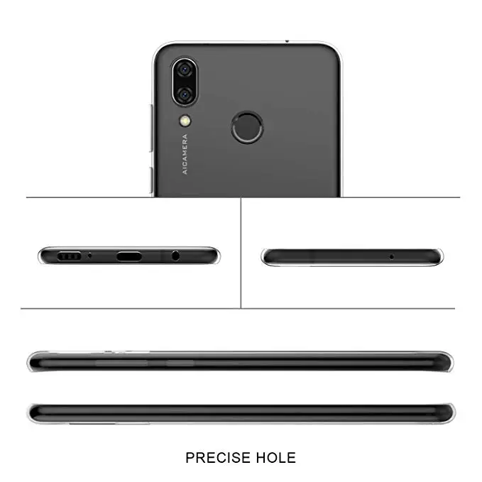Чехол для Huawei P Smart Plus INE-LX1 прозрачный силиконовый мягкий ТПУ чехол 6 3 дюйма Nova 3i
