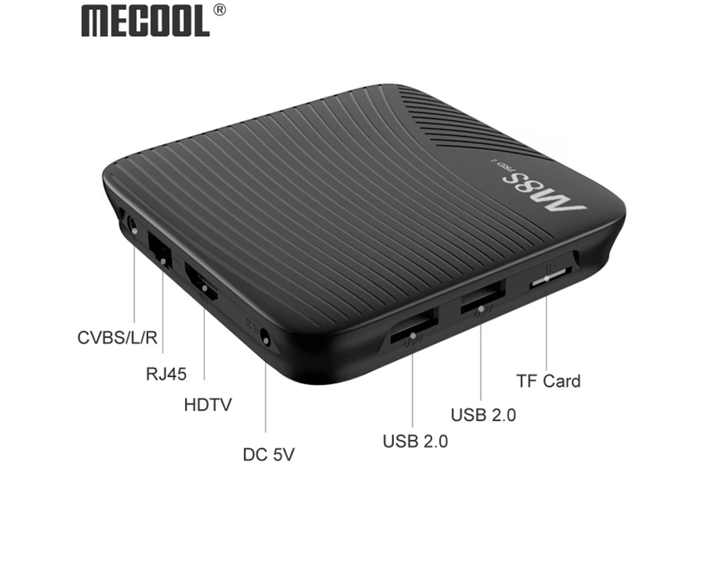 Mecool M8S PRO L 4K ТВ приставка Android 7,1 Смарт ТВ приставка 3 Гб 16 Гб Amlogic S912 cortex-a53 cpu Bluetooth 4,1+ HS с голосовым управлением